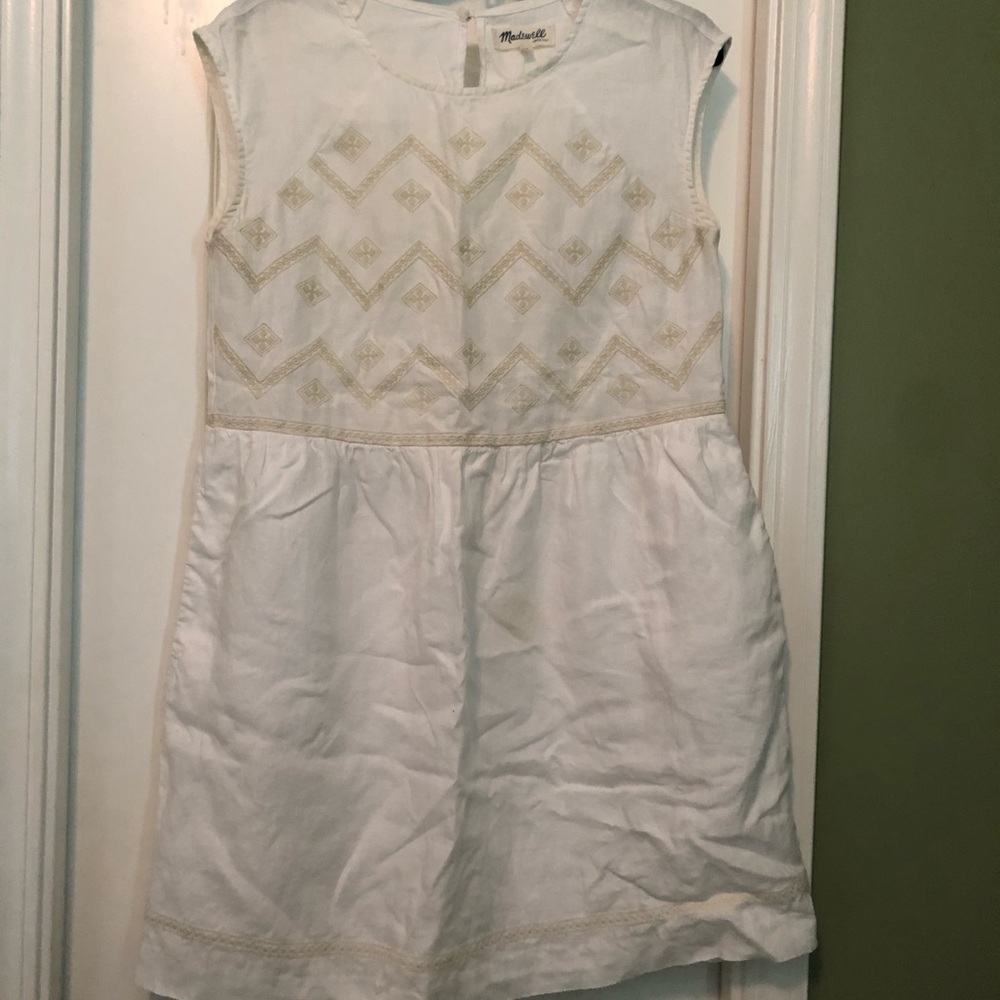 white Madewell dress